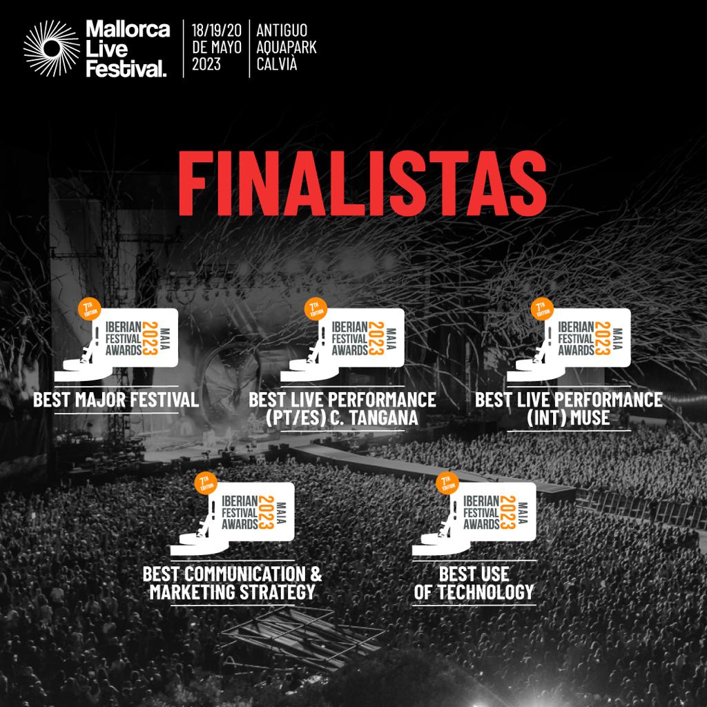 Mallorca Live Festival finalista en cinco categorías de los Iberian