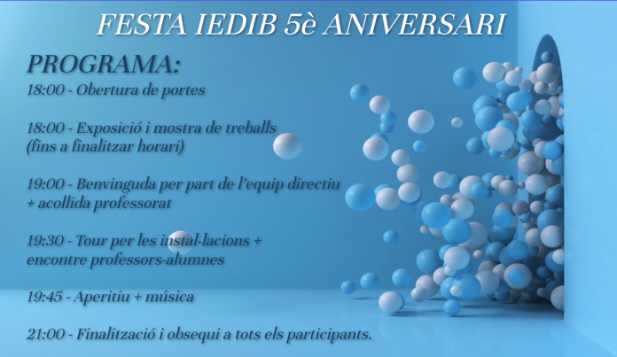 El IEDIB cumple cinco años con más de 2.400 alumnos matriculados