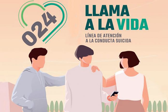 La Línea 024 para la atención a la conducta suicida ha recibido más de 260.000 llamadas en dos años