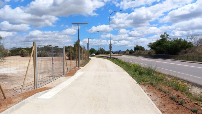 concluye las obras del corredor verde entre la Platja de Palma y Es Pil·larí