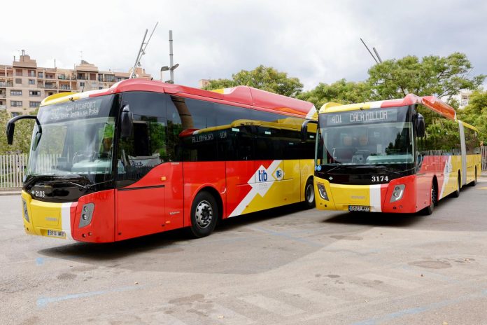 La Red TIB incorpora 10 nuevos autobuses para mejorar el servicio