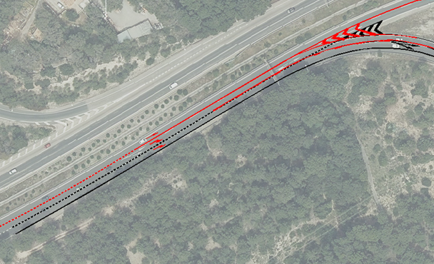 Modificación de carriles en el acceso a la Vía de Cintura desde la autopista de Andratx para mejorar la fluidez del tráfico