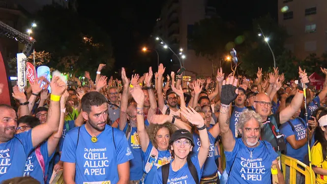 5.000 camisetas y 5.000 mochilas para los participantes de la marcha a Lluc a Peu 2024