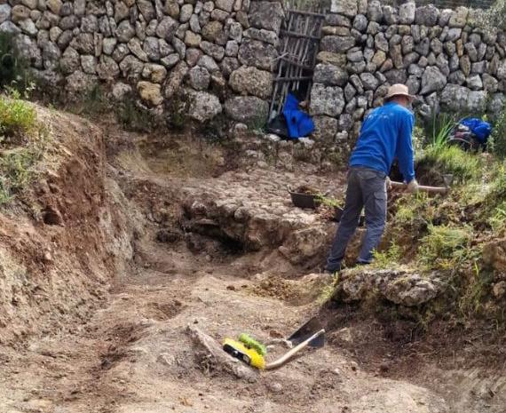 El Proyecto SOIB Jove Formación y Empleo «S'Ermita V» fomenta la construcción de Pedra en Sec