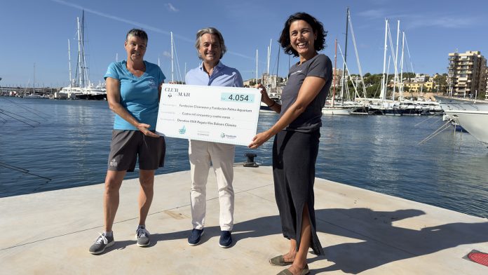 Club de Mar – Mallorca dona 4.000 euros para la lucha por la preservación del ecosistema marino