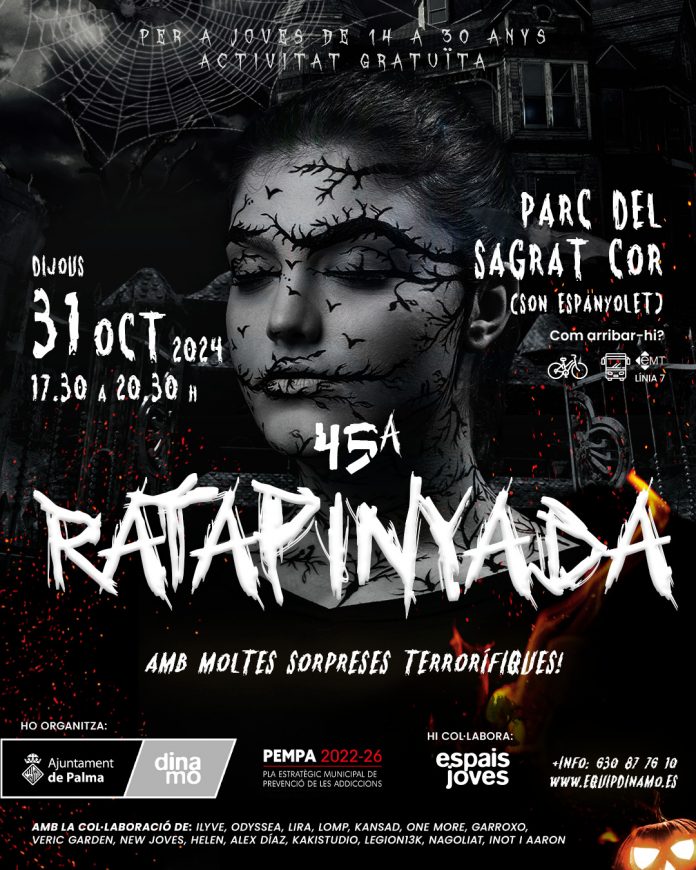 La ‘Ratapinyada’ celebra su 45ª edición con actividades gratuitas para jóvenes durante la noche de Halloween