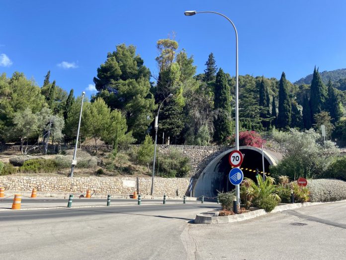 Cierre nocturno de los túneles de Sóller, Sa Mola y Son Vic para revisión de sistemas de seguridad y ventilación