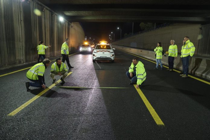 Restricciones de tráfico nocturno en la autopista del aeropuerto y la vía de Cintura hasta el jueves por obras de refuerzo del firme y ampliación del cuarto carril