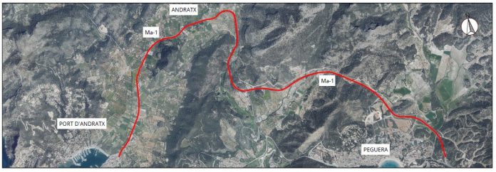 Aprovados los proyectos definitivos del vial cívico de Alaró y el refuerzo del firme entre Peguera y el Port d'Andratx