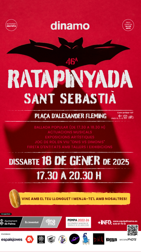 La Ratapinyada celebra su 46ª edición con música, exposiciones y talleres para jóvenes en las fiestas de Sant Sebastià